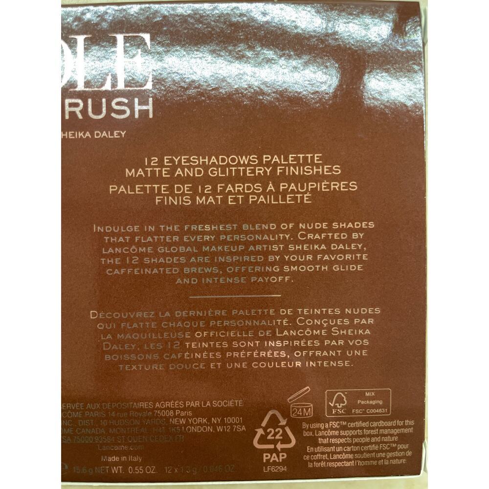 Lancome Idole Eyeshadow Café Crush Palette 12 Shades Skeika Daley Makeup - Picture 7 of 8